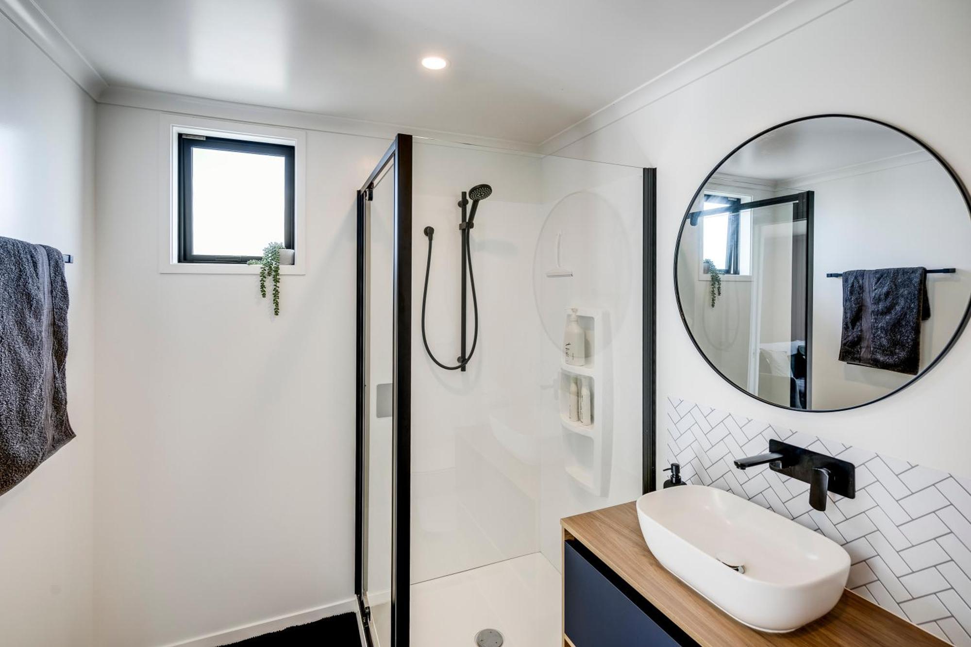 Modern Studio Near Clive River Exteriér fotografie